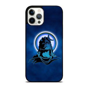 Aesthetic Lord Shiva Blue Background Hindu God Hinduism Spiritual iPhone Case